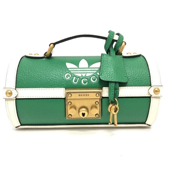 GUCCI 723801 logo golf ball case Adidas collab 2WAY handbag ball case Unused - Picture 1 of 16